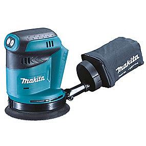 kuffert samt batteri lader uden mm 125 18v excentersliber dbo180z makita
