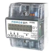 bimler - din-skinne t 76mm mid-godkent 80a 3-faset energimler digital