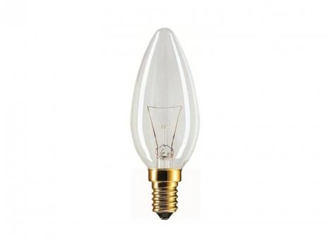 gldelampe klar e14 230v 60w kertepre