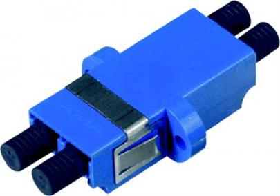 bl farve singlemode duplex lc adapter