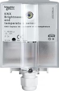 temperaturfler og lys- knx