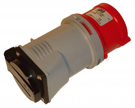 udtag dk 230v til 16a 5p cee fra adaptor