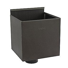 retur- ikke -tages anthra mm 220x220x220 studs med mm 80 regnvandskasse zinc vm