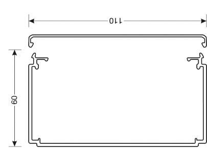 60x110mm perlegr lf60110 kabelkanal