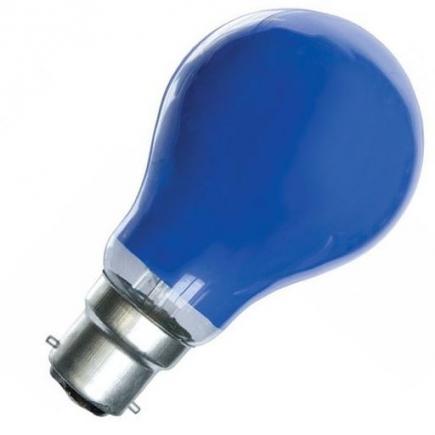 gldepre b22 25w bl farvede standard