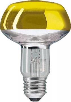 reflektorpre gul 25d e27 60w r80 spotline