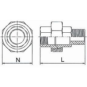 316 aisi kval rustfri ttning konisk m np mf 2 1 1 union stbt