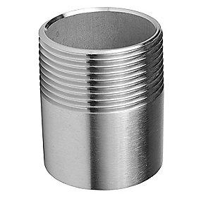 316 aisi kvalitet i rustfri gevind 1 m 4-100mm 1 1 svejsenippel