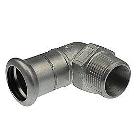 m-bakke 4 1 1 x mm 35 nippel med vinkelovergang press rustfri xpress vsh