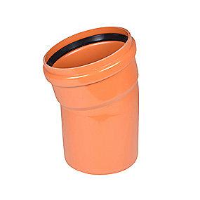 250mm 15 bjning pvc wavin