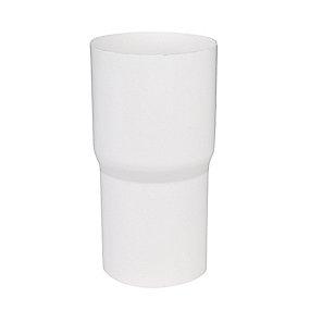 hvid i mm 75 rrmuffe plast plastmo