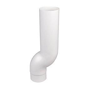 hvid i 75mm nedfrsel plast plastmo