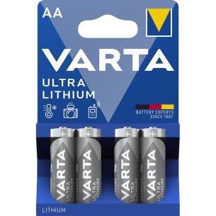 kort 4-blister forudladet mah 2900 v 5 1 aa batteri lithium varta