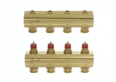 4 4 gulvvarmemanifold fhf-4 danfoss