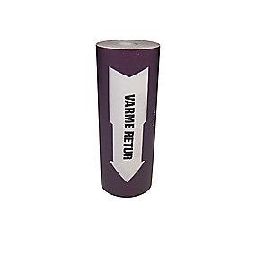 returlb varme violet 10m x 160mm rrmrkning