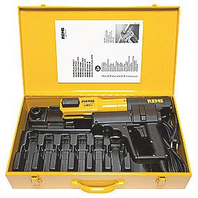 tilbagelb automatisk med radialpressmaskine 230v basic-pack acc power-press rems