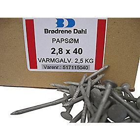 pakke pr stk 932 - varmgalvaniseret 8x40mm 2 tagpapsm