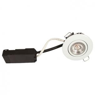 rund hvid ss316 ip65 ra95 3000k 2w 6 flimmerfri dmpbar 230v lp luna