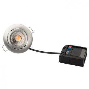 rund alu brstet ip44 250lm ra95 2700k 2w 3 dmpbar 350ma looping claudia