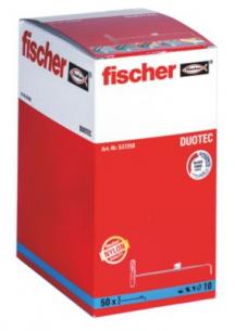 stk 50 med pakke - duotec hulrumsdybel fischer