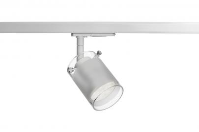 hvid gu10 skrm glas tubular 1f skinnespot global