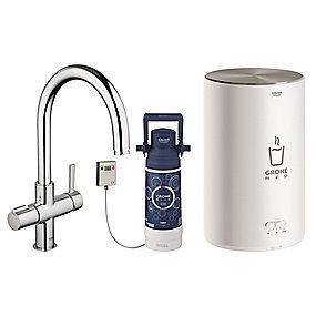 medium strrelse i kedel c-tud med kkkenarmatur ii red grohe