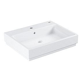 glasering pureguard 600mm bordmontering til hndvask ceramic cube grohe