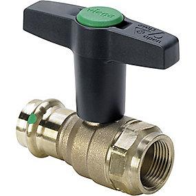 siliciumbronze muffe-muffe 2 1 1 x mm 42 kuglehane easytop viega