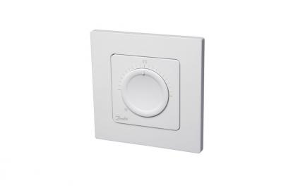 indbygning til drejeknap med 230v rumtermostat rs icon danfoss