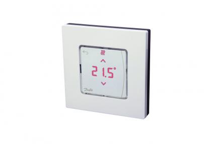 montering til display med 230v rumtermostat rt icon danfoss