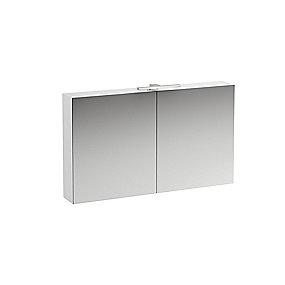 hvid mat mm 1200x700x180 44 ip eu eludtag lys med mm 1200 spejlskab base laufen