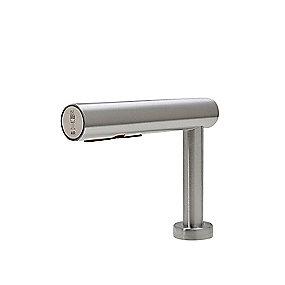 satinfinish med stl rustfrit bord til berringsfri hndtrrer airtap dryer dan