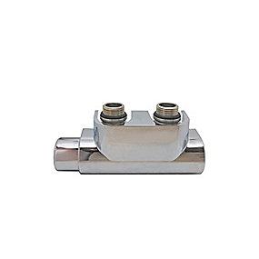 krom venstre 50mm til ventil manuel vinkellbende 2 1 ventilst manuel twin kriss