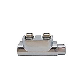 krom hjre 50mm til ventil manuel vinkellbende 2 1 ventilst manuel twin kriss