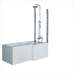 carronite not venstre omrde bruse med akryl 700x540mm endepanel quantum strmberg