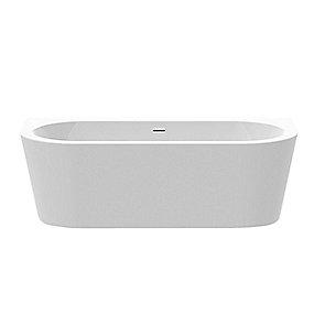bundventil og overlb benst inkl oval 1800x800mm kar wall back-to lago strmberg