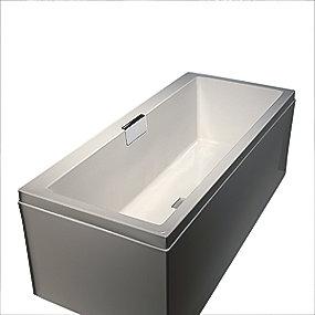 1600x700x515mm badekar til l-panel strmberg