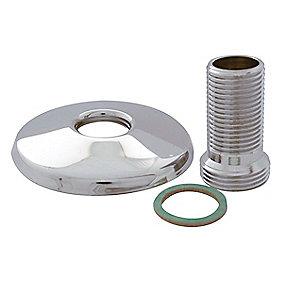 mm 70 roset lav med forkromet mm 45 - 2 1 x 4 3 lige tilgangsstykke
