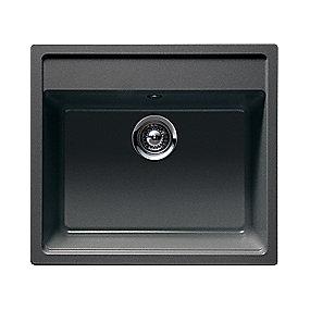 granit sort n100 nedfldning til strainer med mm 570x510 kkkenvask nemo juvel intra