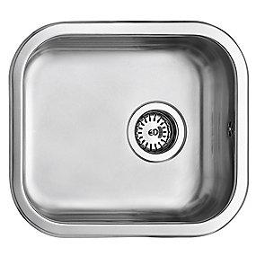 nedfldning til strainer med poleret 400x340mm kkkenvask uni