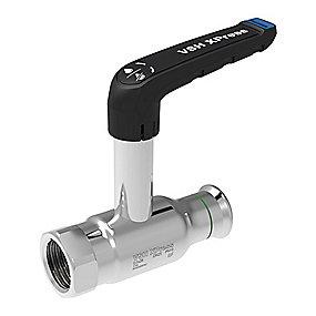 stl rustfrit muffe-press dn50 hndtag og spindel hj med x54mm 2 kuglehane xpress vsh