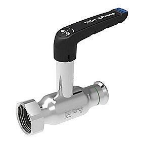 stl rustfrit omlber-press dn20 hndtag og spindel hj med x22mm 4 3 kuglehane xpress vsh