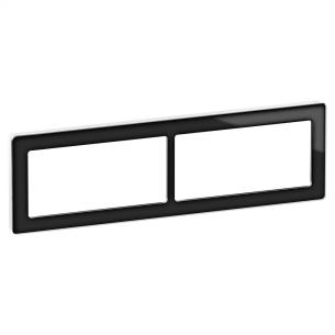 hvid sort 2x2m ramme glas pure fuga