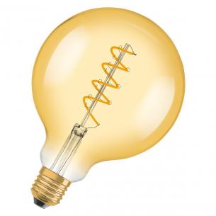 guld e27 25w 820 5w spiral globe led 1906 vintage osram