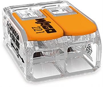 221 serie transparent mm 5-6 2x0 samlemuffe wago