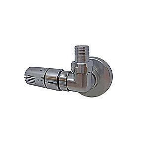 krom brstet hjre rumtermostat med ventil vinkellbende 2 1 ventilst rum corner kriss