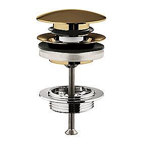 5 sunrise cool poleret - overlb med up push bundventil grohe