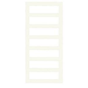 hvid rr firkantede flade med centralvarme til 1500x600mm hndkldevarmer sigma kriss