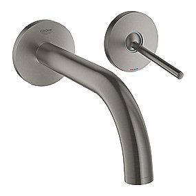 graphite hard brstet mm 185 vgmonteret hndvaskarmatur new atrio grohe