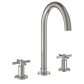 supersteel bundventil med hndvaskarmatur new atrio grohe